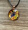 Round Olivine Dichroic pendant - choice of 4 product 5